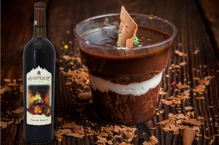 Dark Chocolate Mousse with a Port